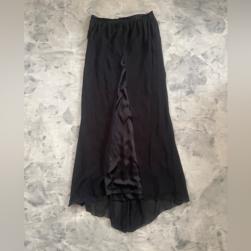 Chanel 2002 High Waisted Silk Maxi Skirt - Picture 6 of 15